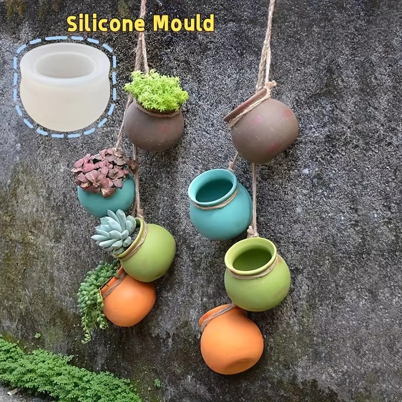 Candle Making Ideas - Силиконовые формы для цветочных горшков, формы