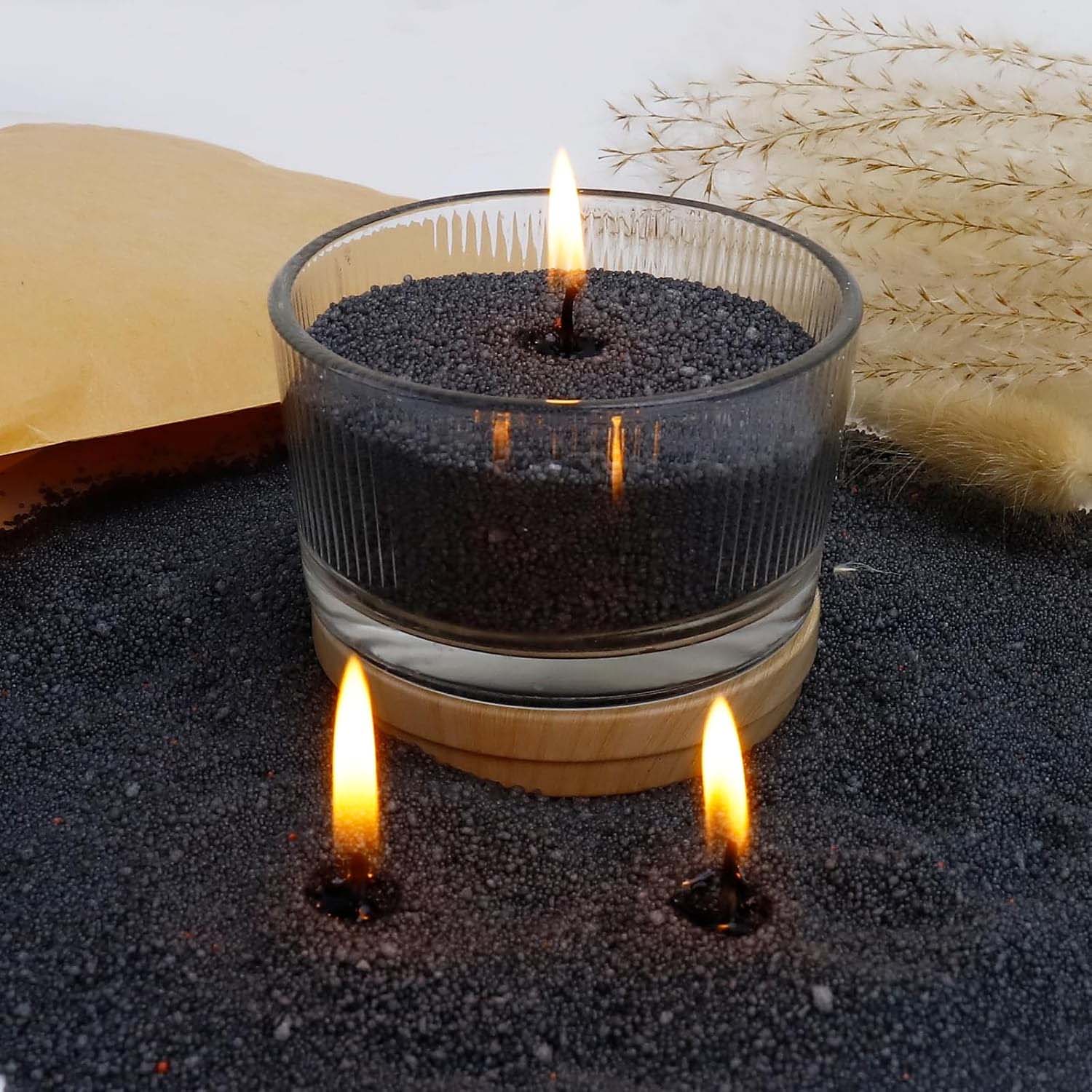 Черный восковой песок для свеч – обзор и цена Candle Making Equipment