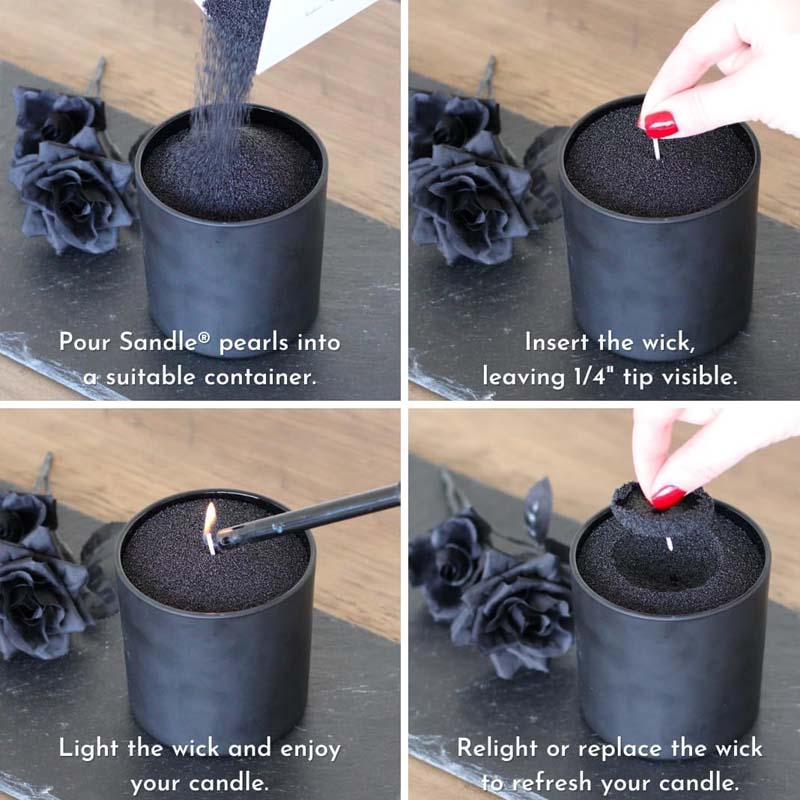 Черный восковой песок для свеч – обзор и цена Candle Making Equipment
